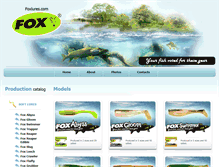 Tablet Screenshot of foxlures.com